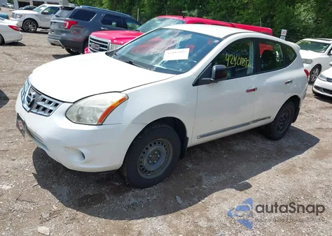 2013 Nissan Rogue S из США, поврежденный, VIN JN8AS5MVXDW124043